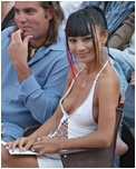 Celebrity Bai Ling Paparazzi Nipslip Shots Nude Pictures