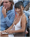 Celebrity Bai Ling Paparazzi Nipslip Shots Nude Pictures