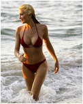 Caprice Bourret Paparazzi Bikini Beach Photos Pictures Gallery