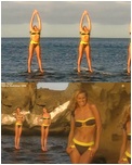 Blonde Niki Taylor Sexy Bikini Movie Captures Pictures Gallery