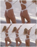 Blonde Niki Taylor Sexy Bikini Movie Captures Pictures Gallery